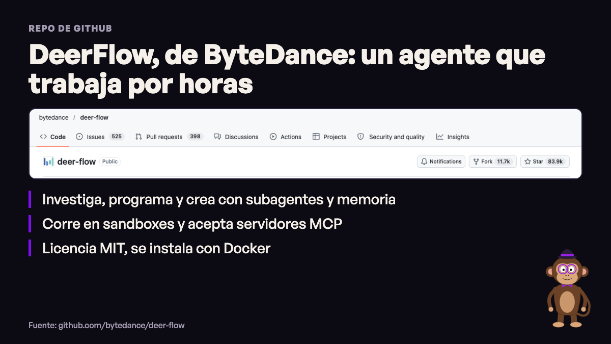 DeerFlow de ByteDance: qué es este agente open source y para qué sirve