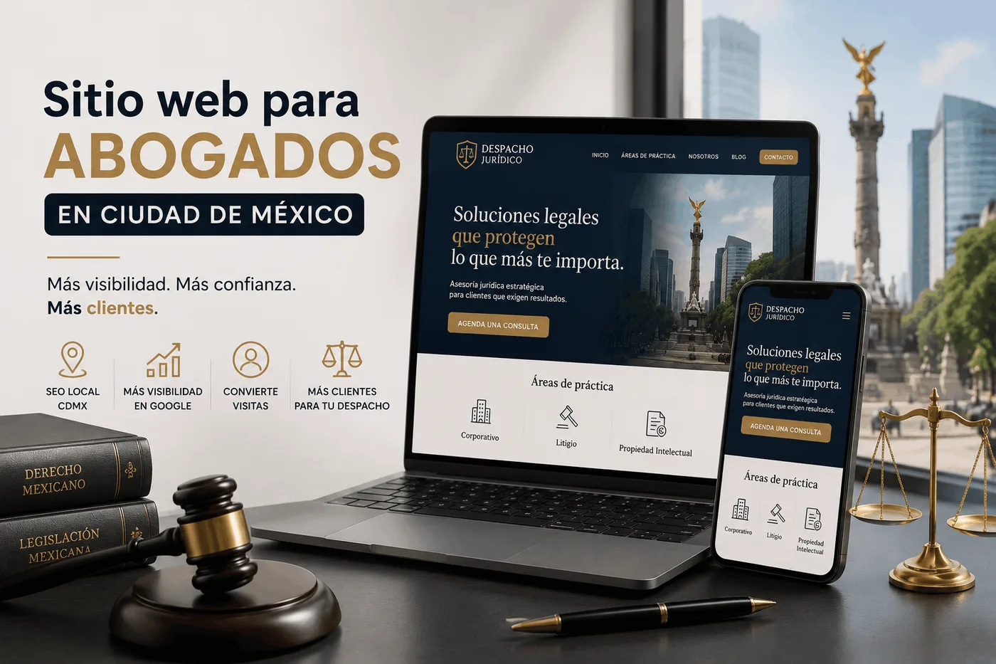 Abogado en despacho jurídico profesional en Ciudad de México